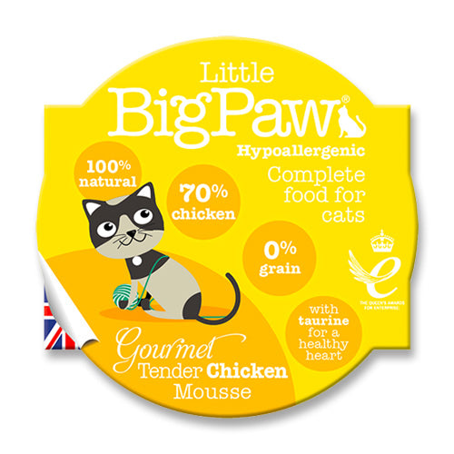 Little Big Paw Cat Gourmet Tender Chicken Mousse