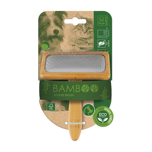 M-PETS Bamboo Slicker Brush