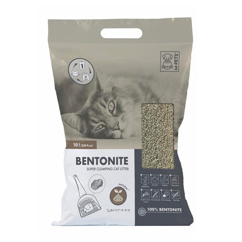 M-PETS Bentonite Super Clumping Cat Litter (10 Litres)