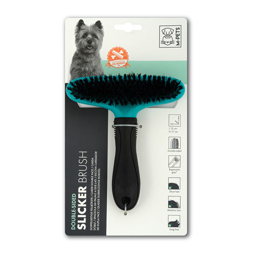 M-PETS Double Sided Slicker Brush
