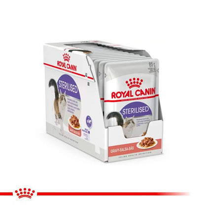 ROYAL CANIN® Feline Health Nutrition Sterilised Gravy Wet Food