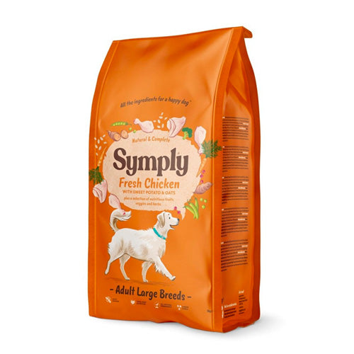 Symply Adult Large Breed Fresh Chicken with Sweet Potato and Oats Dry Dog Food - Pooch Pet Stores LLC