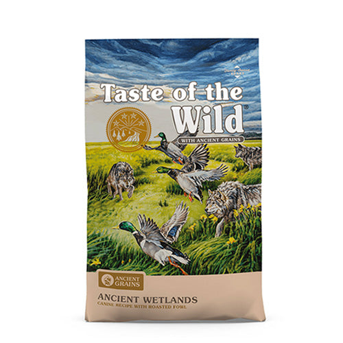Taste of the Wild Ancient Wetlands Canine Recipe with Roasted Fowl - Pooch Pet Stores LLC