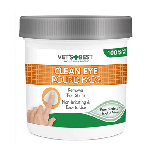 Vet's Best® Clean Eye Round pads (100 pads)