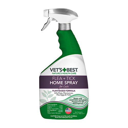 Vet's Best® Flea Tick Home Spray for Cats - Pooch Pet Stores LLC
