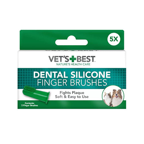 Vet's Best® Silicone Finger Brushes