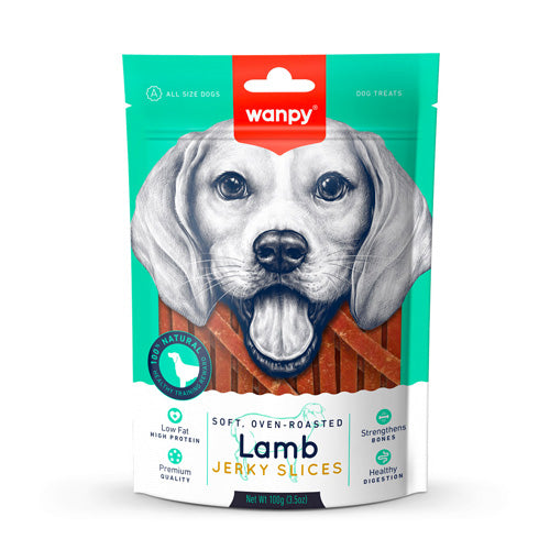 Wanpy® Soft Oven-Roasted Lamb Jerky 100g