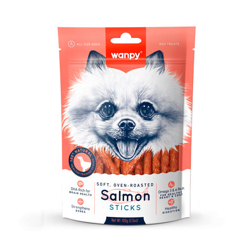 Wanpy® Soft Oven-Roasted Salmon Sticks 100g