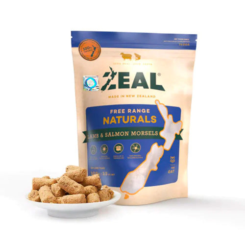 Zeal® Free Range Naturals Lamb & Salmon Morsel