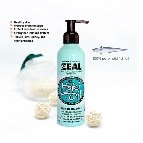 Zeal® Natural Hoki Fish Oil Supplement for Cats & Dogs