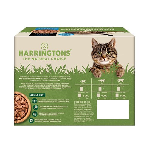 Harringtons Fish in Jelly Wet Cat Food Multipack - Pooch Pet Stores