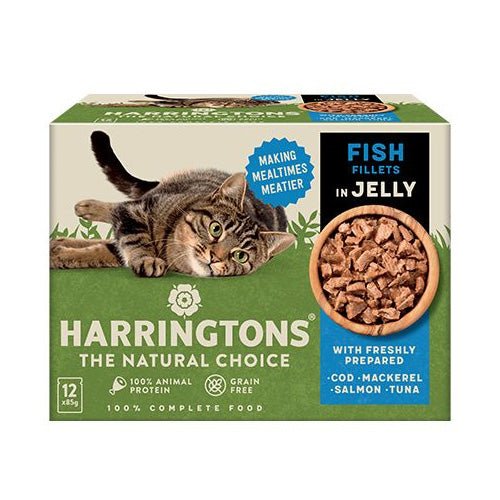 Harringtons Fish in Jelly Wet Cat Food Multipack - Pooch Pet Stores