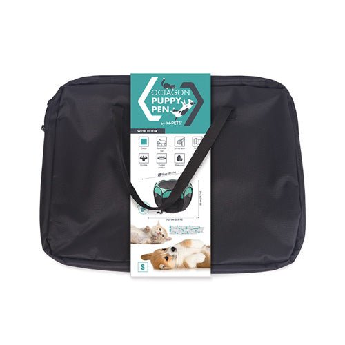 M - PETS Octagon Play Pen with Door - Pooch Pet Stores