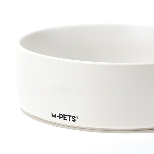 M - PETS OPERA Ceramic Bowls with Bamboo Stand - Pooch Pet Stores