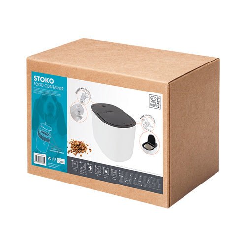 M - PETS Stoko White Food Container - Pooch Pet Stores