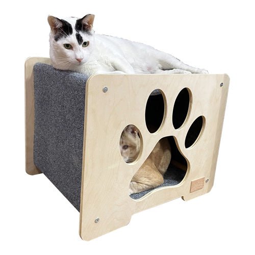 Noba® The Hut Hideout Paw Print Pet House - Pooch Pet Stores