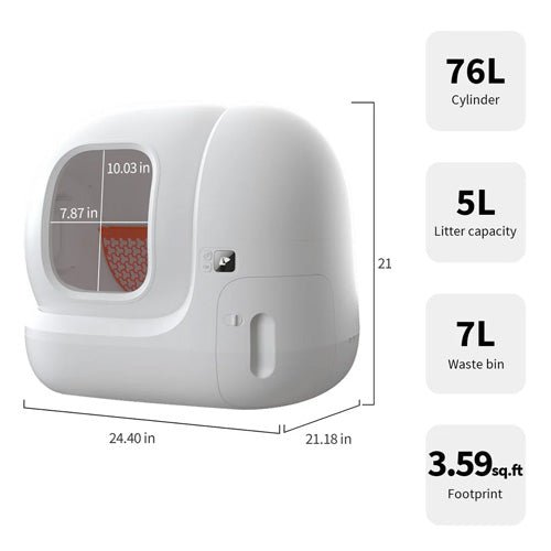 PETKIT Pura Max Automatic Self Cleaning Cat Litter Box - Pooch Pet Stores