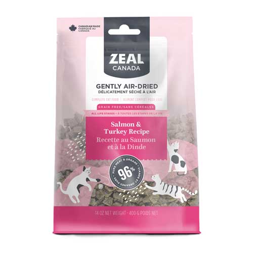 Zeal® Gently Air - Dried Salmon and Turkey Recipe for Cats - Pooch Pet Stores
