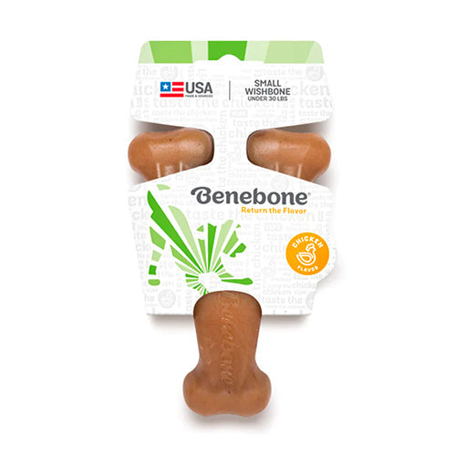 Benebone Wishbone Chicken Flavor Chew Dog Toy