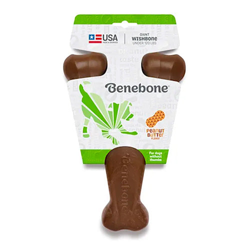 Benebone Wishbone Peanut Chew Dog Toy