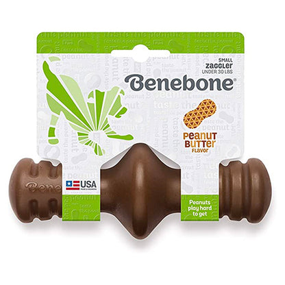 Benebone Zaggler Peanut Butter Dog Chew Toy