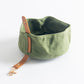 Canvas Pet Feeder Bowl