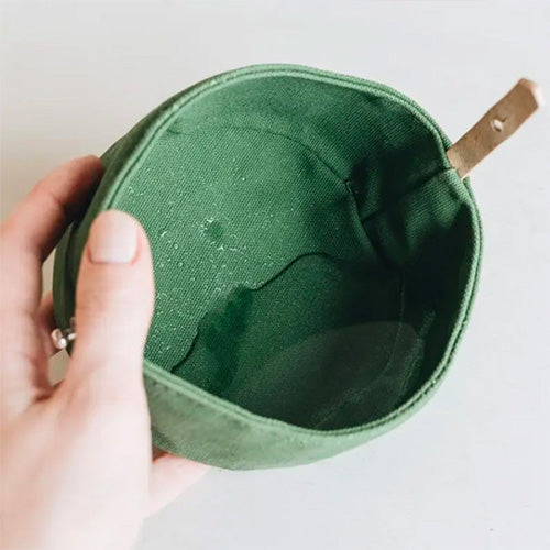 Canvas Pet Feeder Bowl