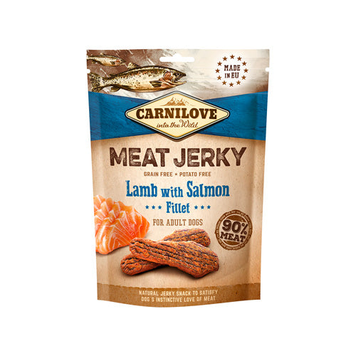 Carnilove Jerky Snack Lamb With Salmon Fillet for Adult Dogs