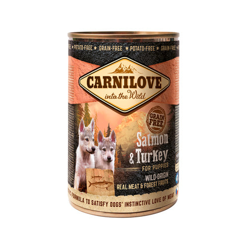Carnilove Salmon & Turkey For Puppies (Wet Food Cans)