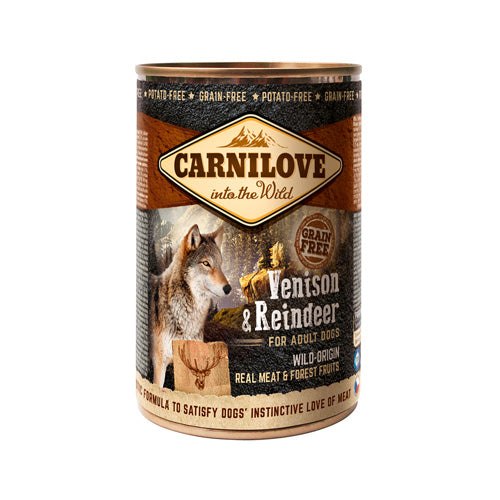 Carnilove Venison & Reindeer For Adult Dogs (Wet Food Cans)