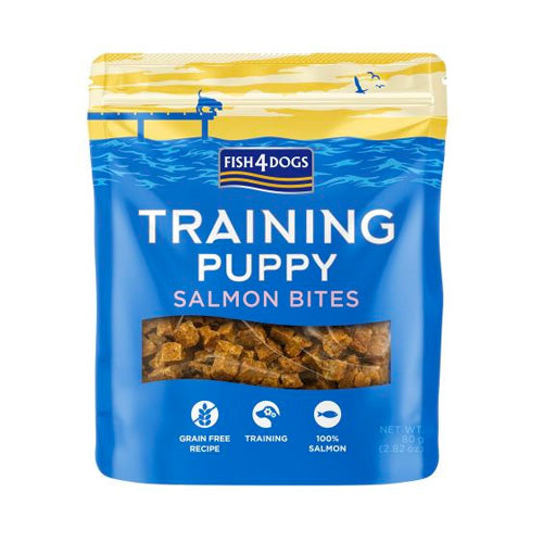 Fish4Dogs® Treats Training Puppy Salmon Bites 80g