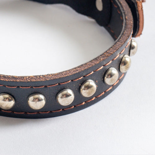 Moños Leather Dog Collar & Leash Set