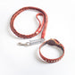 Moños Leather Dog Collar & Leash Set