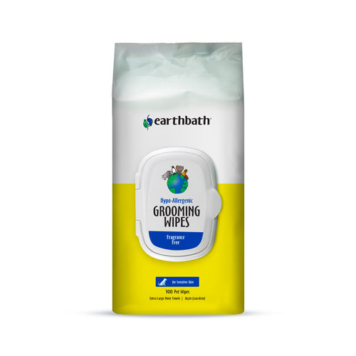 earthbath® Grooming Wipes - Hypo Allergenic