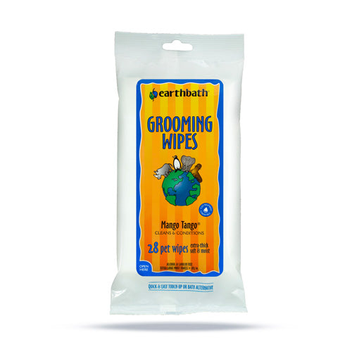 earthbath® Grooming Wipes - Mango Tango® Extra Thick & Extra Large